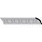 Ekena Millwork 2 1/2"H x 2 1/2"P x 3 5/8"F x 94 1/2"L, (2 3/4" Repeat), Bonetti Crown Moulding MLD02X02X03BO - alternate 1
